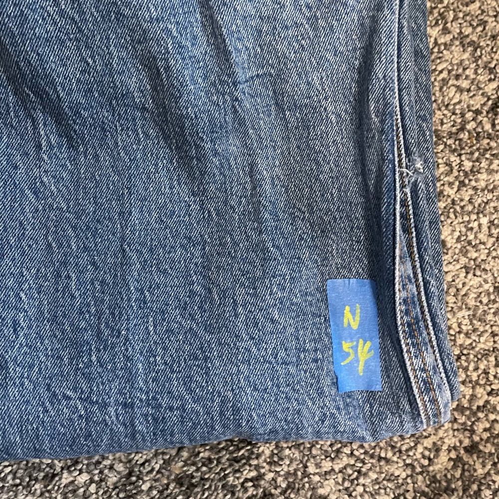 Abercrombie & Fitch The 90s Straight Ultra High Rise Medium Wash Jeans 28 6R - Picture 10 of 10